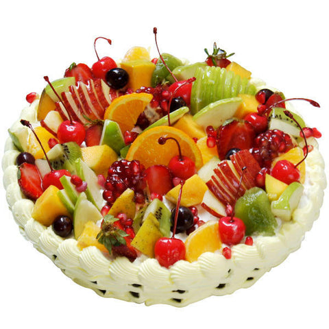 Black Forest Cake with Fruit Basket | Easter Gift Baskets to India